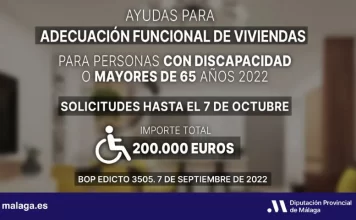La Diputación destina 200.000 euros para adaptar viviendas de personas con discapacidad y mayores de 65 años