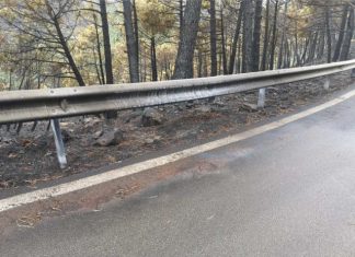 La Diputación invierte 3,1 millones de euros en el arreglo de dos carreteras afectadas por el incendio de Sierra Bermeja