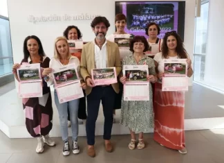 La Diputación presenta el calendario solidario 2023 de Asamma para promover la prevención del cáncer de mama