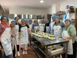 Veinticinco vecinos de Benaladid aprenden sobre gastronomía social y saludable gracias a la Diputación de Málaga