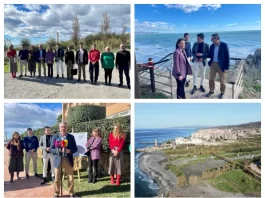 La Diputación destina 1,2 millones a la Senda Litoral en Torrox, donde construirá una pasarela de madera de 126 metros