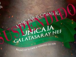 Suspendido el Choque entre Unicaja Baloncesto y Galatasaray