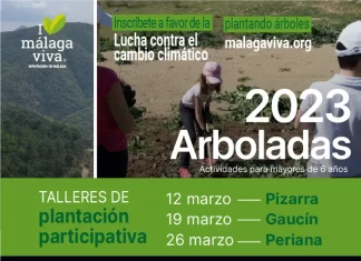Las ‘arboladas’ de la Diputación recorrerán Pizarra, Gaucín y Periana plantando casi 2.000 ejemplares