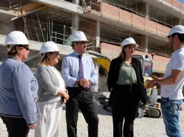 Las obras del nuevo IES zona hospital Las Chapas de Marbella se encuentran casi al 50% de ejecución