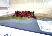 El Mapa interactivo Gigante de la provincia de Málaga llega al Colegio El Pinar como primera parada en Alhaurín de la Torre