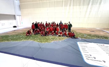 El Mapa interactivo Gigante de la provincia de Málaga llega al Colegio El Pinar como primera parada en Alhaurín de la Torre