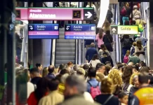 Metro de Málaga rebasa con su llegada al centro el medio millón de viajeros en Semana Santa