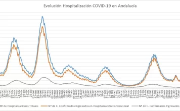Datos Covid 19 en Andalucía del 25 de abril de 2023