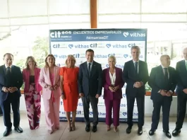 El presidente de la Junta, Juanma Moreno, participa en un acto con empresarios en Marbella