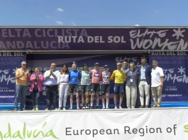 Dronova-Balabolina triunfa en La Zubia y es la primera líder de la Vuelta a Andalucía Elite Women
