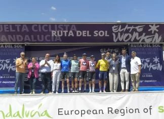 Dronova-Balabolina triunfa en La Zubia y es la primera líder de la Vuelta a Andalucía Elite Women