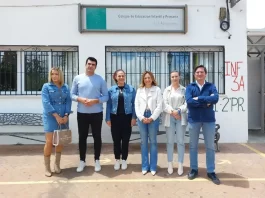 La delegada del Gobierno realiza una visita institucional al Ayuntamiento de Guaro