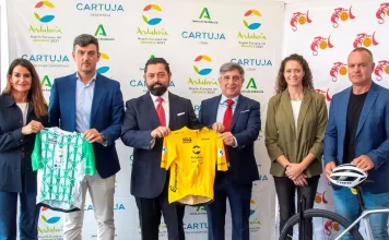 Presentación en la Cartuja de Sevilla de la II Vuelta Ciclista a Andalucía Élite Women
