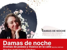 El ciclo poético musical Damas de Noche regresa a Vélez-Málaga con la poesía de Isabel Bono y las autoras locales Silvia Prat y Emilia García