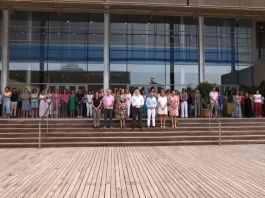 Minuto de silencio en la Diputación de Málaga por la última víctima de violencia de género en la provincia