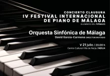 El concierto de clausura del IV Festival Internacional de Piano de Málaga se celebrará en Nerja con el apoyo de la Diputación