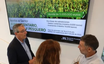 La Diputación recibe 2.000 solicitudes de agricultores, ganaderos y pescadores para optar al plan de ayudas por cinco millones de euros