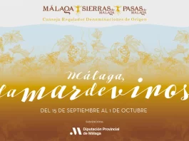 Los vinos malagueños con denominación de origen y la cocina marenga navegan juntos en ‘Málaga, La mar de vinos’ del 15 de septiembre al 1 de octubre