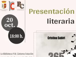 La cartameña Cristina Subiri presentará su libro de poesía “365 primaveras”