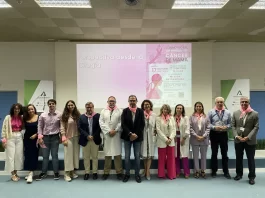 Asociaciones malagueñas vinculadas al cáncer de mama se reúnen en el Clínico junto a los profesionales de las distintas especialidades