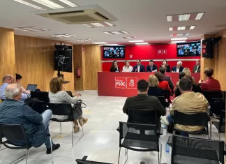 Pérez pide al PP que respete el resultado democrático y condene los actos vandálicos contra las sedes del PSOE