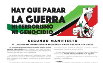 Marwán, Julia Otero y C. Tangana entre los nuevos firmantes del manifiesto Hay que parar la guerra