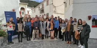 Cinco empresas y cuatro ayuntamientos de la Axarquía forman a nueve participantes del proyecto Metapueblos de la Diputación