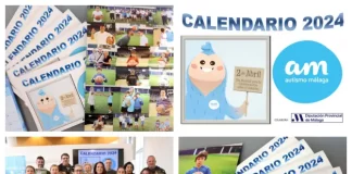 La Diputación impulsa la labor de la Asociación Autismo Málaga con la impresión de 600 calendarios solidarios