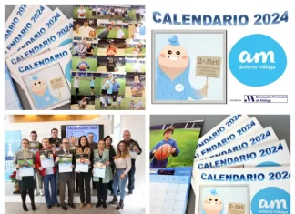 La Diputación impulsa la labor de la Asociación Autismo Málaga con la impresión de 600 calendarios solidarios