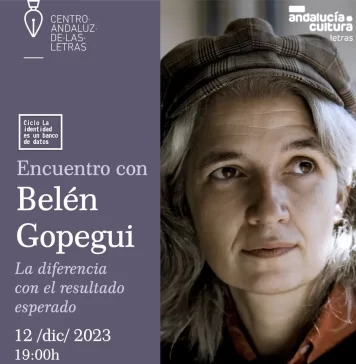 La escritora Belén Gopegui reflexiona sobre la inteligencia artificial y el tratamiento de los datos personales en internet en el Museo de Málaga