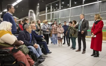 Metro de Málaga muestra su accesibilidad a las asociaciones de personas con discapacidad Metro de Málaga muestra su accesibilidad a las asociaciones de personas con discapacidad