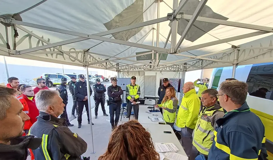 La Junta realiza un simulacro de accidente con sustancias peligrosas en la empresa Exolum