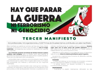 Serrat, Alba Flores, Amaral o Arkano se unen al manifiesto que pide el Alto el Fuego en Gaza 