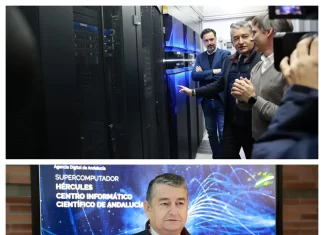 Antonio Sanz pone en marcha el superordenador Hércules, uno de los cinco más potentes de España