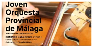 La JOPMA ofrecerá un concierto de Navidad junto a la Coral Santa María de la Victoria en la Catedral de Málaga el 15 de diciembre