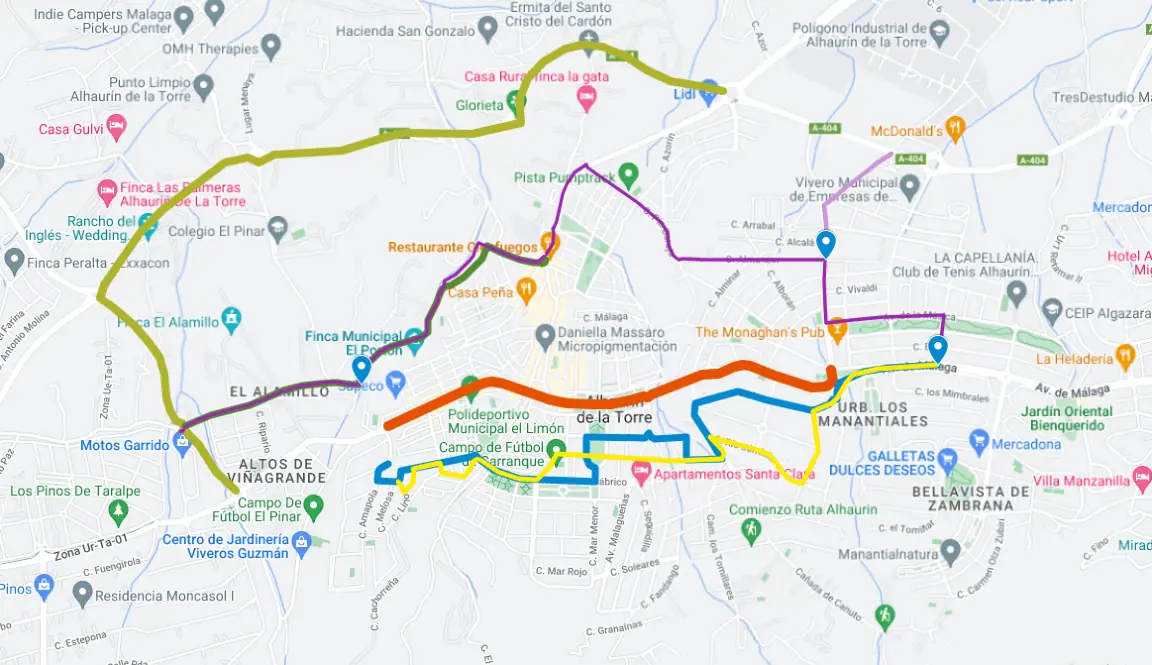 La Policía Local de Alhaurín de la Torre informa sobre los itinerarios alternativos el día de la Cabalgata de Reyes