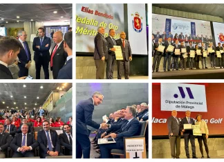 La Diputación recibe la Placa al Mérito en Golf por su trabajo para convertir a la Costa del Sol en destino de primer orden mundial