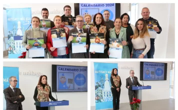 La Diputación impulsa la labor de la Asociación Autismo Málaga con la impresión de 600 calendarios solidarios
