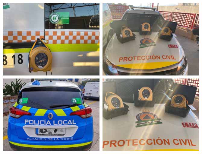 El Ayuntamiento de Alhaurín de la Torre dotará de desfibriladores a los vehículos de Policía Local y Protección Civil