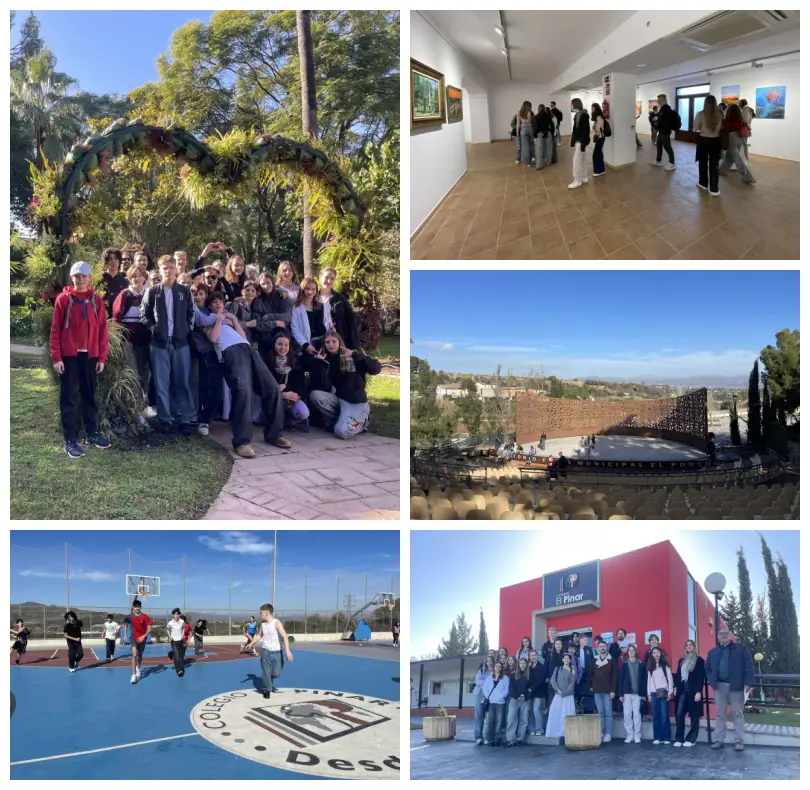 Sonrisas e Idioma: Estudiantes Alemanes en el Colegio El Pinar de Alhaurín de la Torre