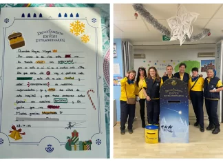 Correos recoge las cartas para los Reyes Magos en el Hospital Materno-Infantil de Málaga