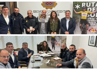 Firma de convenio en Alcaudete para albergar la llegada de la 2ª etapa de la Ruta del Sol – Vuelta Ciclista a Andalucía
