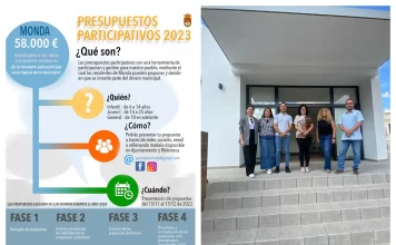 Monda destina 58.000 euros a desarrollar los proyectos propuestos por la ciudadanía a través de los presupuestos participativos