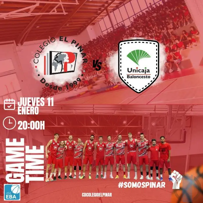 El CD Colegio El Pinar afronta el derbi en casa con el objetivo de recuperar el liderato ante un Unicaja que busca dar la sorpresa