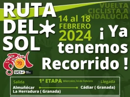 Recorrido Oficial de la 70º Vuelta Ciclista a Andalucía