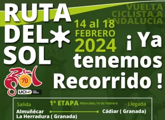 Recorrido Oficial de la 70º Vuelta Ciclista a Andalucía