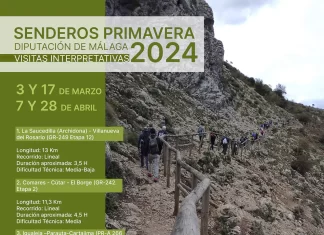 Las visitas interpretativas a senderos de la Diputación se adelantan a marzo y abril