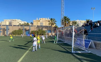 Más de 250 escolares participan hoy en el Torneo de Fútbol de Semana Blanca que organiza la Diputación