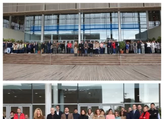 Minuto de silencio por el asesinato de dos guardias civiles en Barbate en tareas de lucha contra el narcotráfico