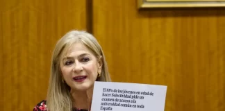 Del Pozo defiende una EVAU estable que garantice la igualdad de oportunidades de los jóvenes andaluces